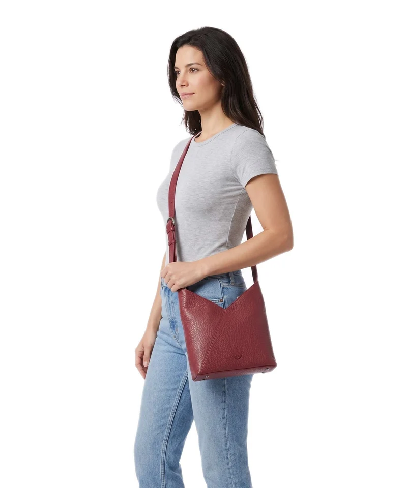 Voi Hirsch Elida Sac bandoulière granat