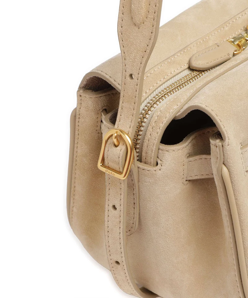 Polo Ralph Lauren ID Collection Mini Sac porté épaule cashew