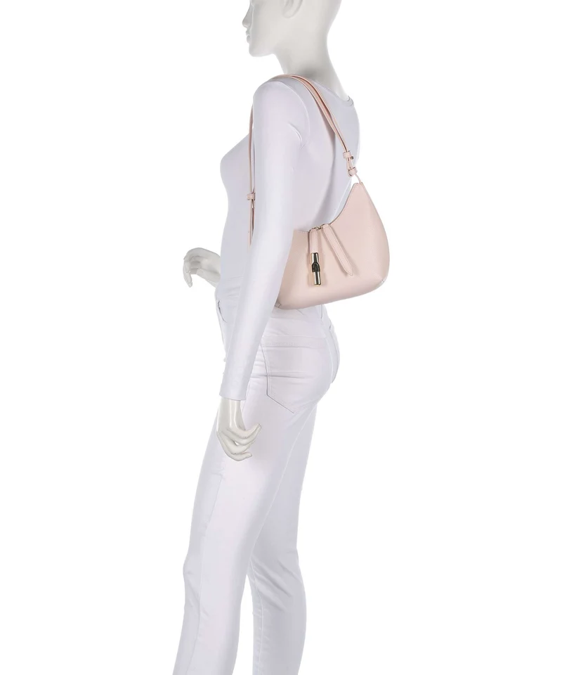 Furla Goccia S Sac porté épaule dusty pink
