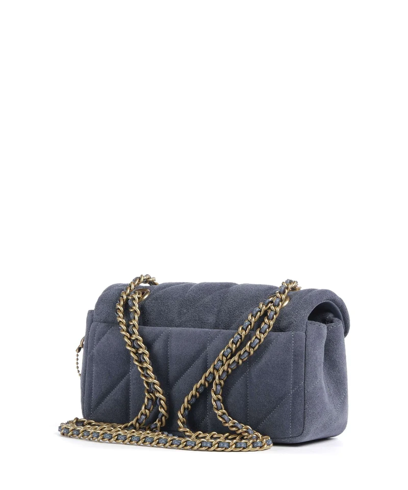 Coach Tabby Quilted 20 Sac porté épaule light denim