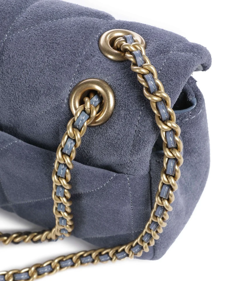 Coach Tabby Quilted 20 Sac porté épaule light denim