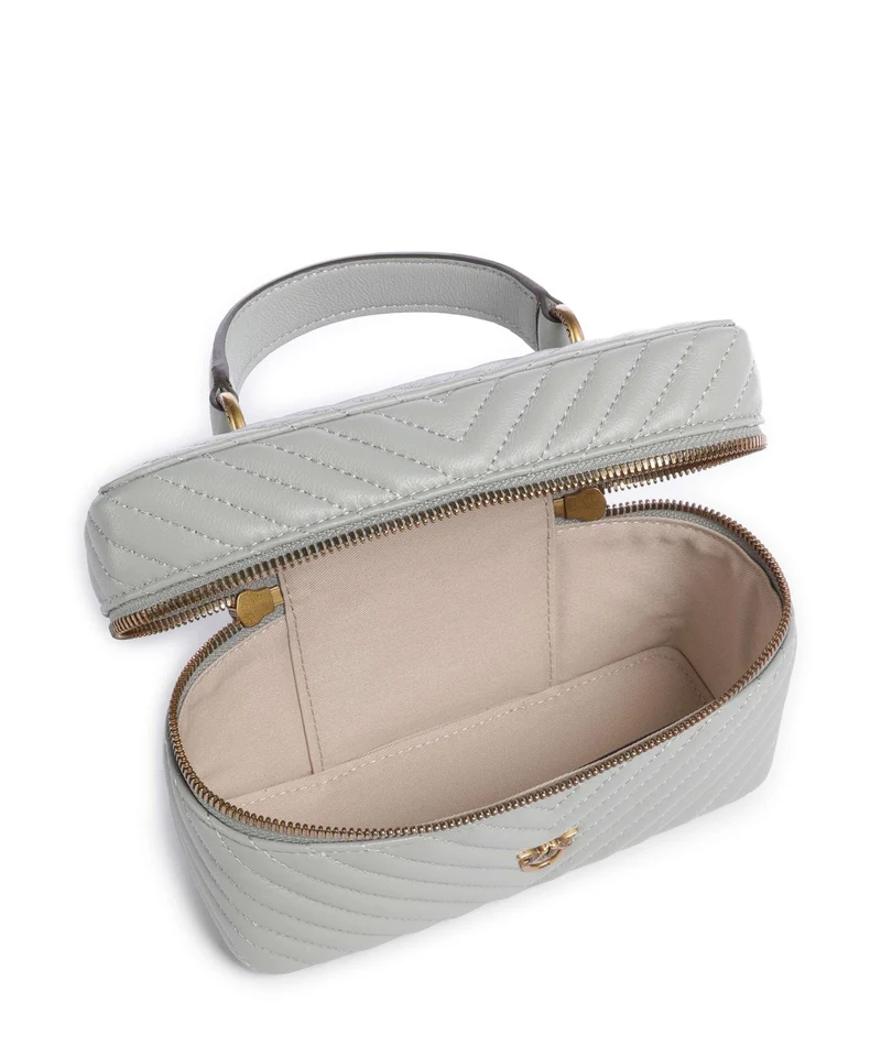 Pinko Vanity Mini Sac à main grigio perla/antique gold