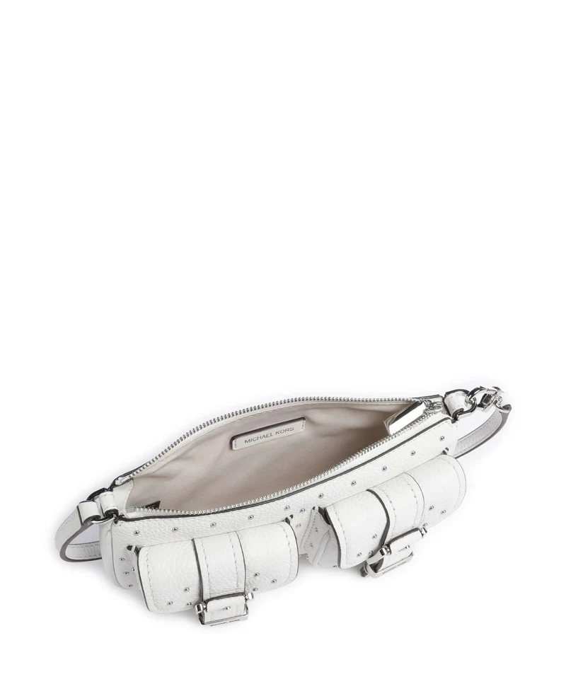 Michael Kors Zoe Small Sac porté épaule optic white
