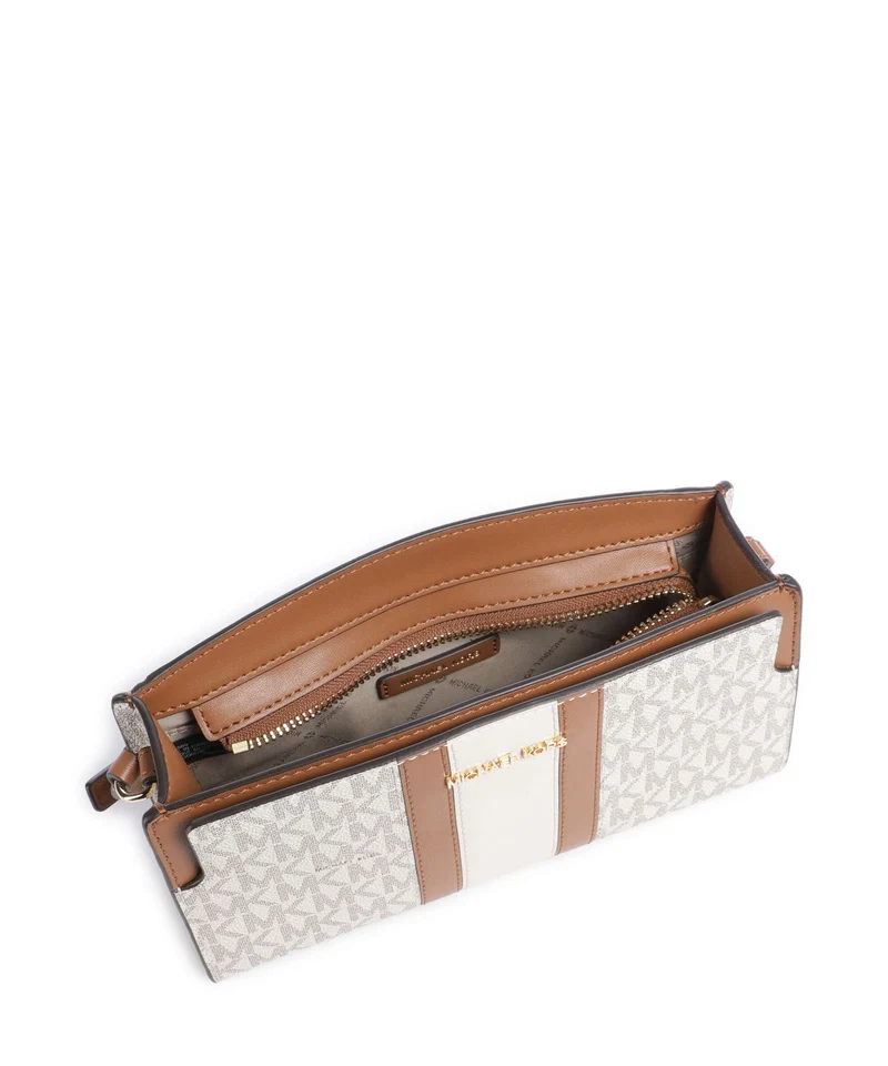 Michael Kors Becca Small Sac bandoulière vanilla/acorn