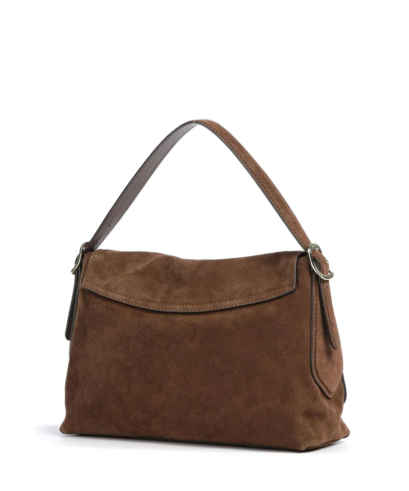 Abro Suede Carina Sac porté épaule wood