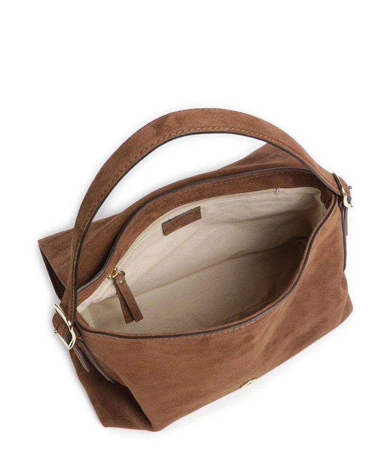 Abro Suede Carina Sac porté épaule wood