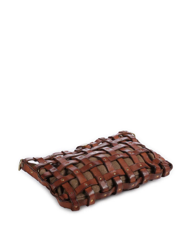 Campomaggi Sac porté épaule cognac/bronze