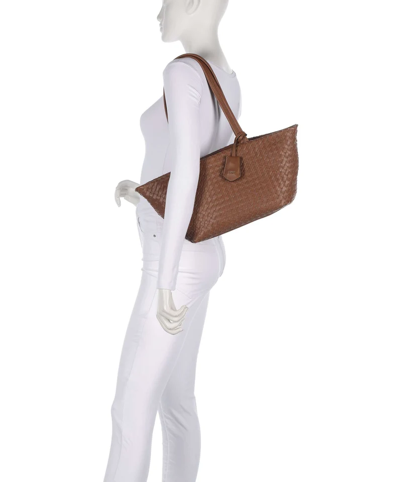 Abro Piuma Alba Sac porté épaule caramel/cognac