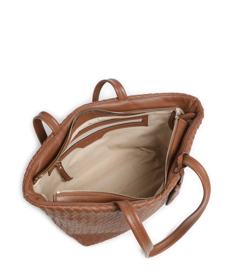 Abro Piuma Alba Sac porté épaule caramel/cognac