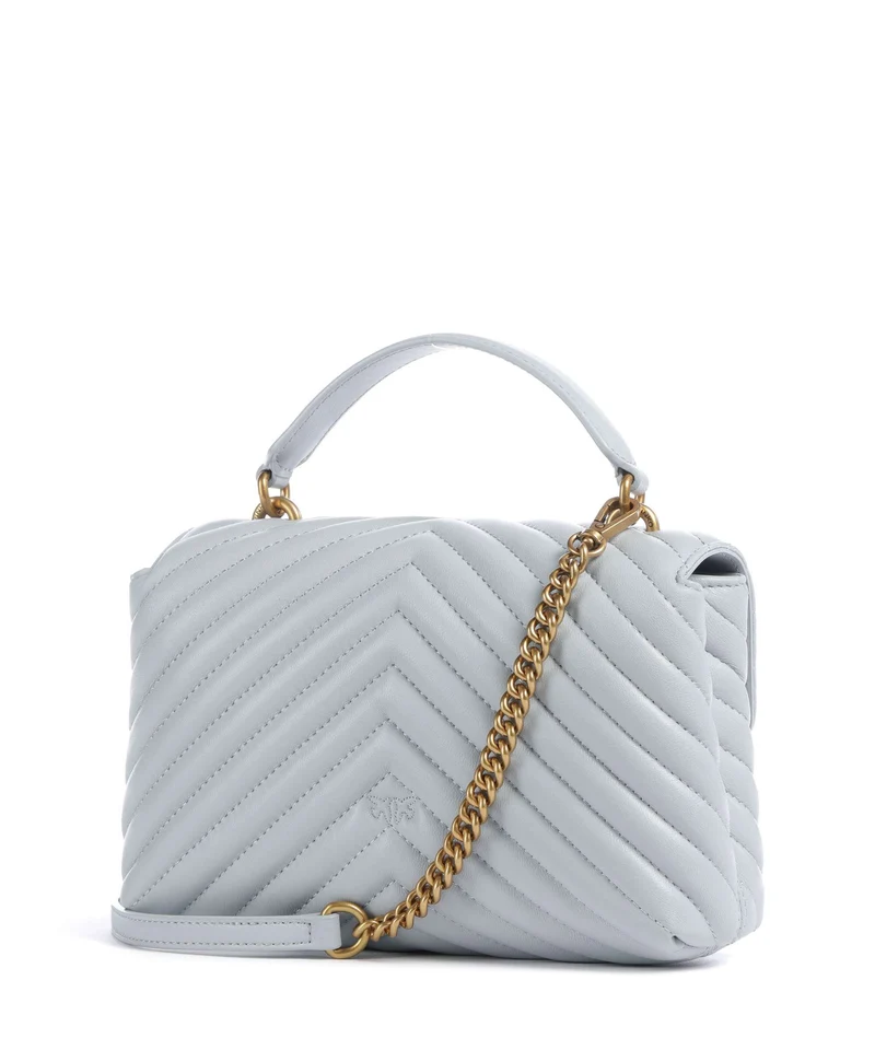 Pinko Love Lady Puff Mini Sac à main azzurro celeste/antique gold