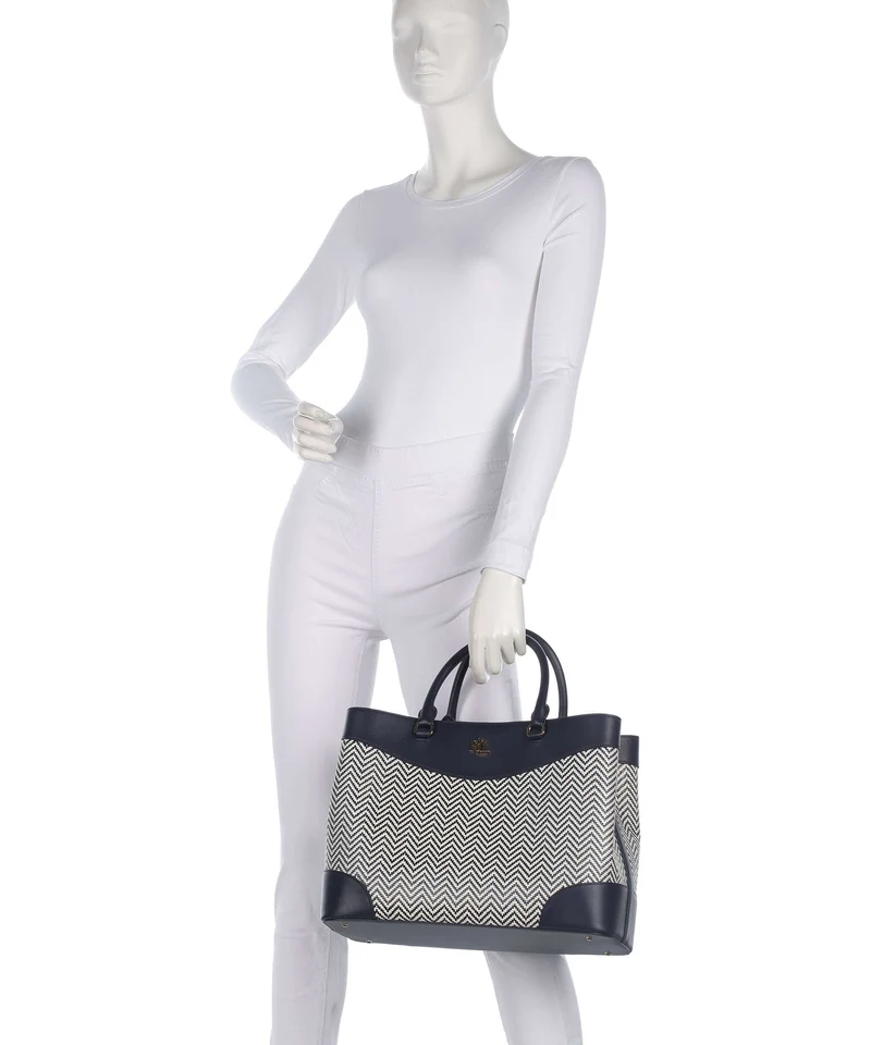 Lauren Ralph Lauren Marcy 36 Sac à main refined navy/soft white