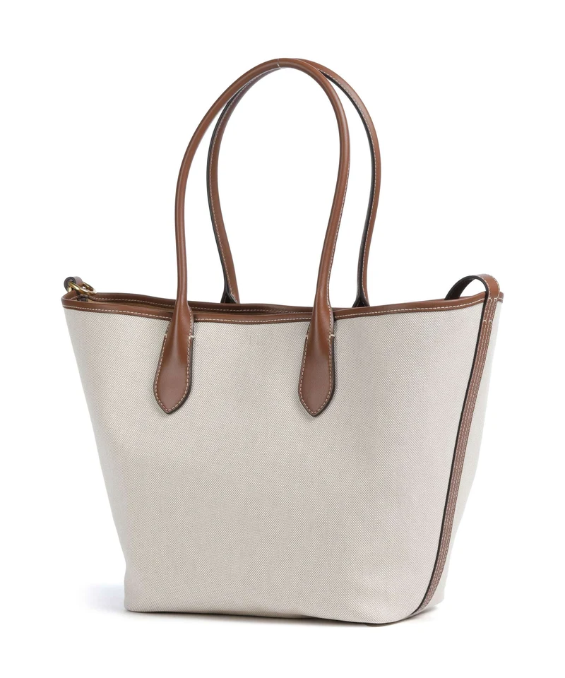 Polo Ralph Lauren Bellport Medium Cabas natural/cuoio