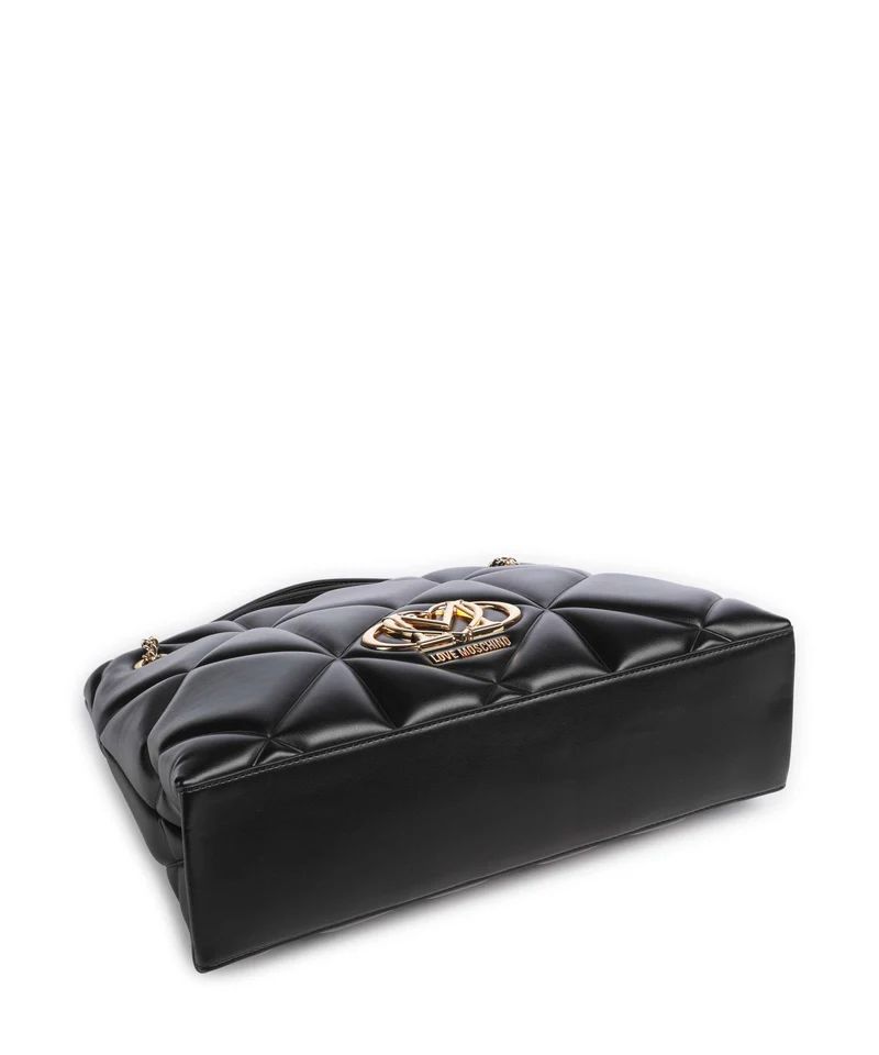 Love Moschino Embossed Q Cabas black