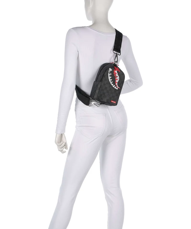 Sprayground Scribble Shark Sac sling multicolour
