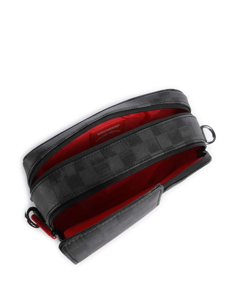 Sprayground Scribble Shark Sac sling multicolour