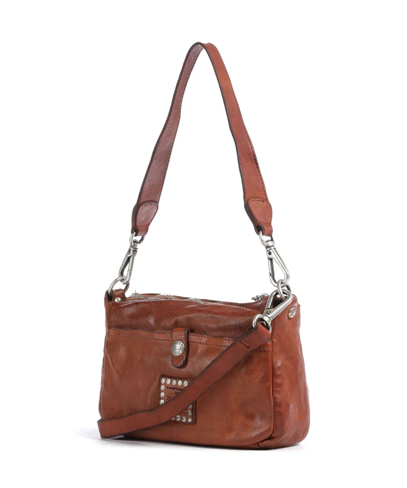 Campomaggi Sac porté épaule cognac