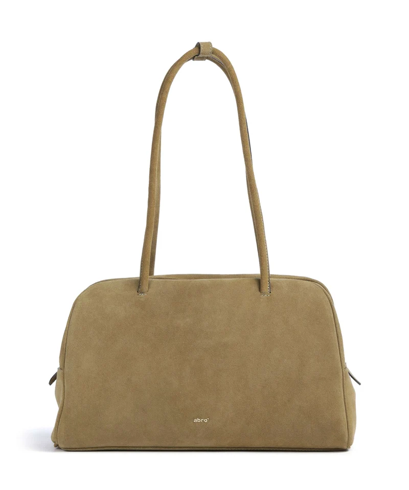 Abro Suede Amara Sac porté épaule mud