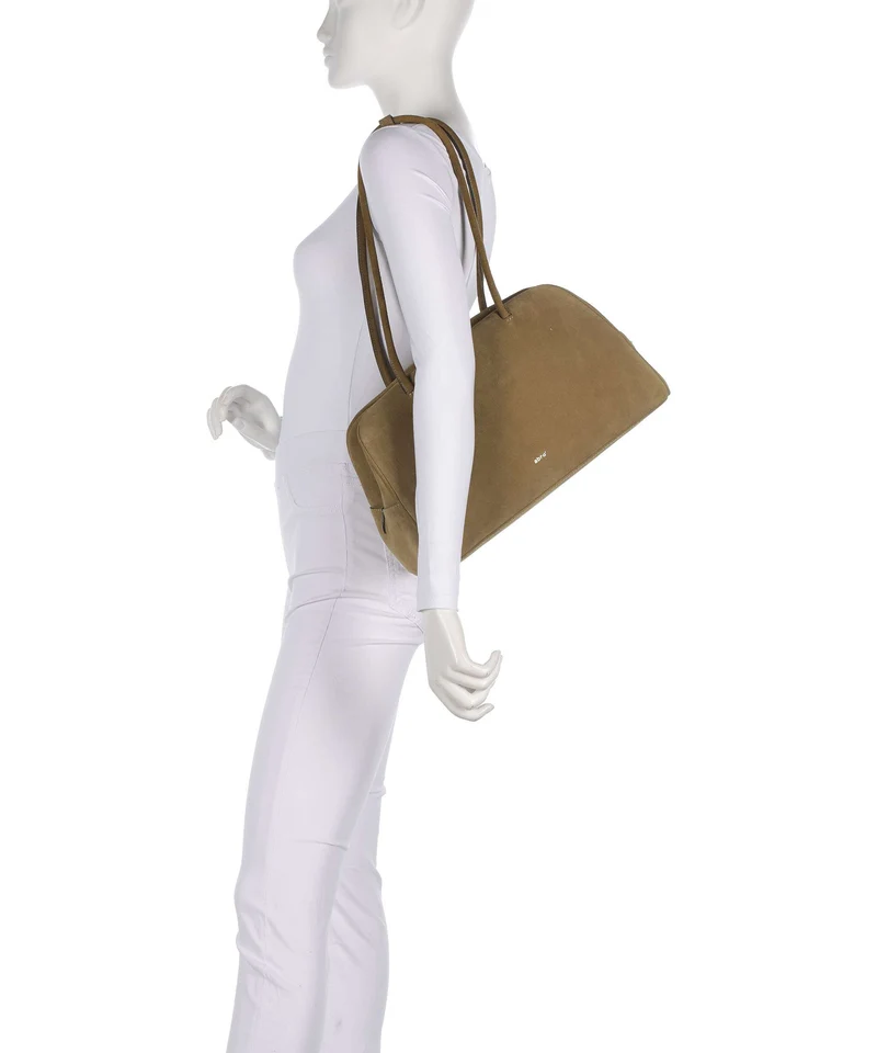 Abro Suede Amara Sac porté épaule mud