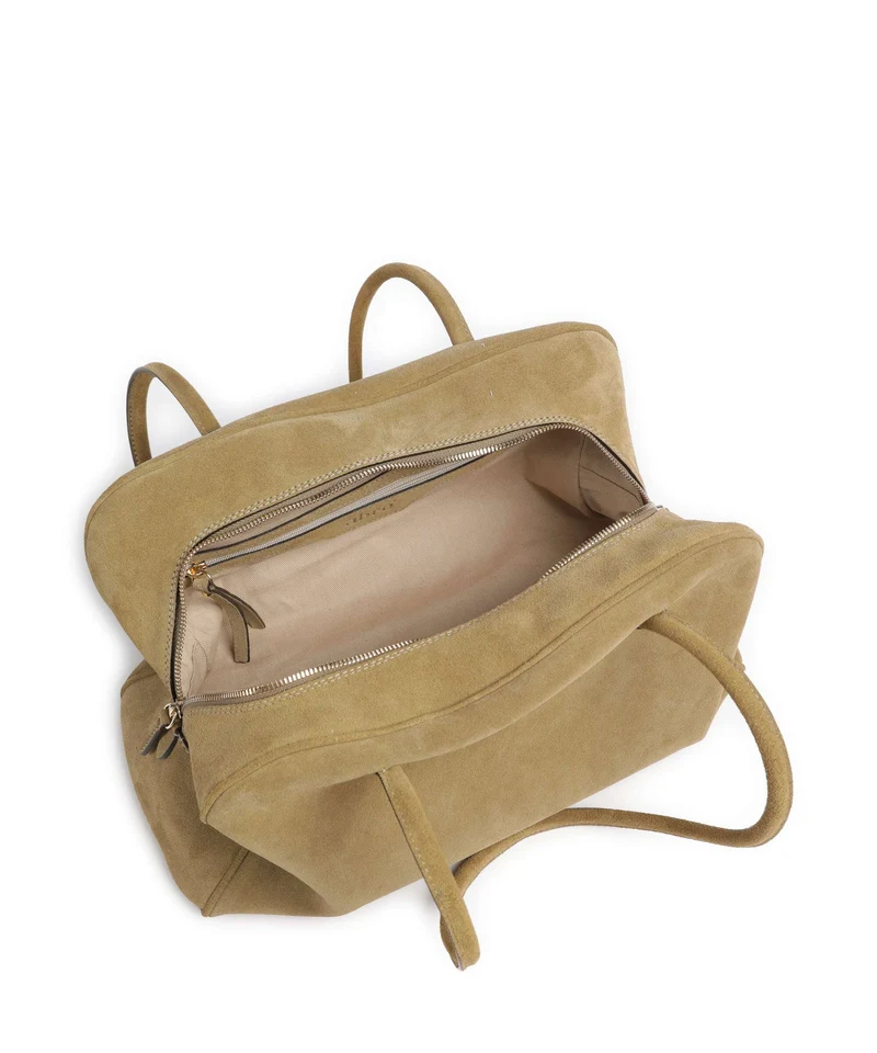 Abro Suede Amara Sac porté épaule mud