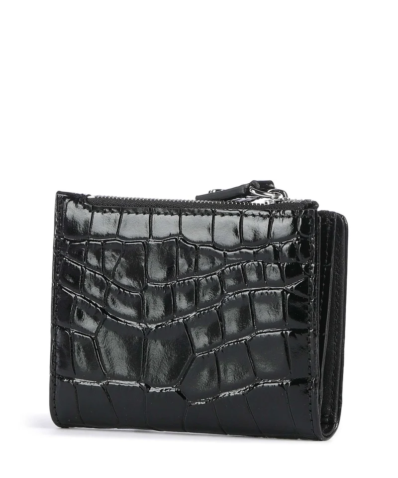 Vivienne Westwood Embossed Croc Slim Portefeuille black