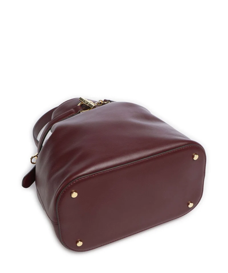 Lauren Ralph Lauren Blaike Medium Sac seau dark garnet