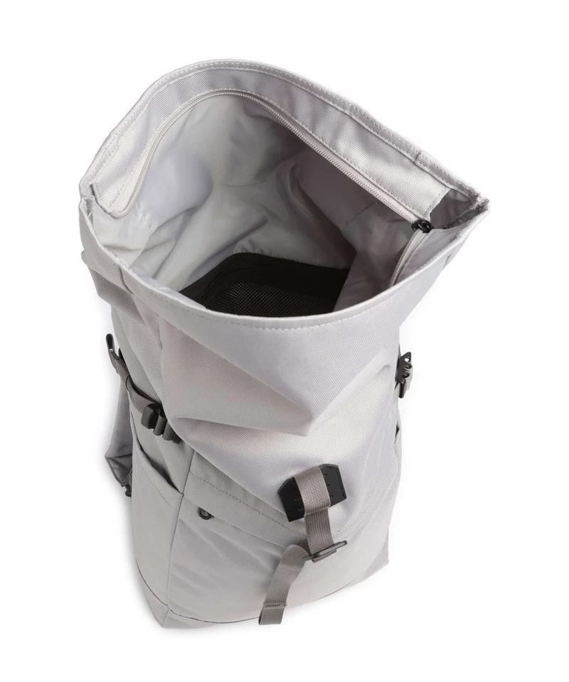 Sandqvist Icon M Sac à dos roll-top light grey
