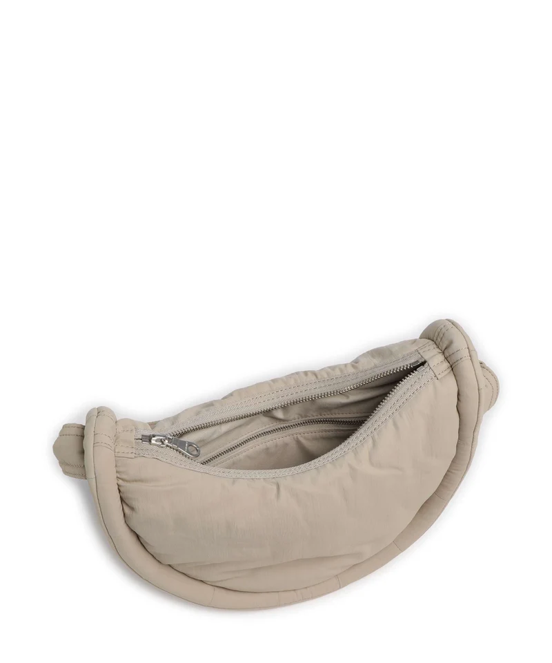 Sandqvist Curve Mini Sac porté épaule beige