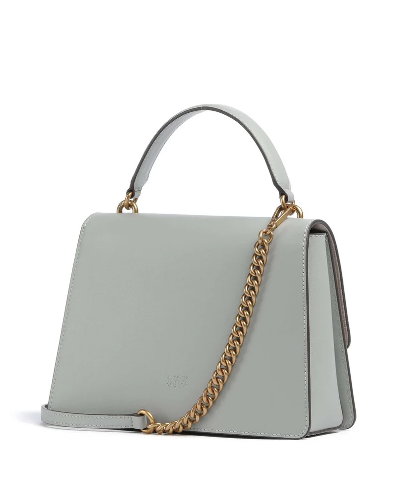 Pinko Love One Classic Sac à main grigio perla/antique gold