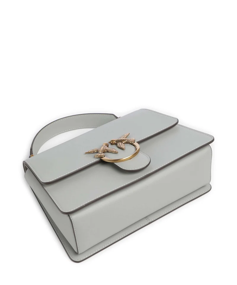 Pinko Love One Classic Sac à main grigio perla/antique gold