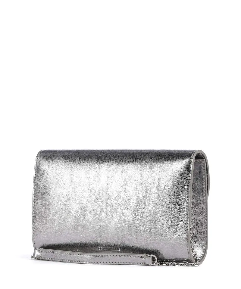 Coccinelle Nikla Smooth Sac bandoulière steel