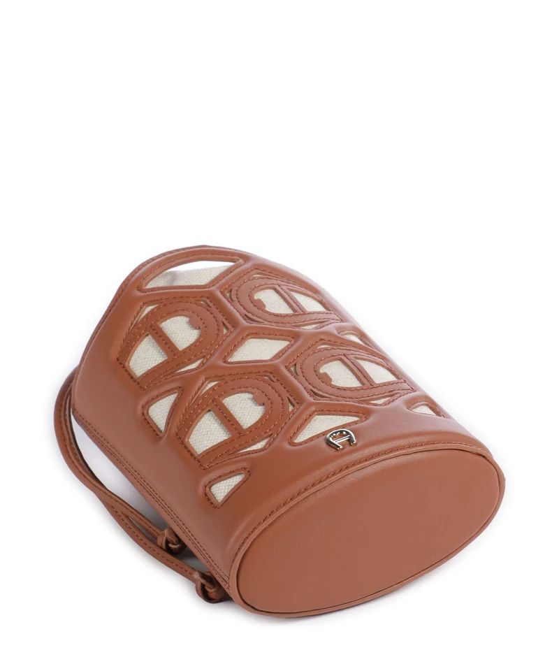 Aigner Azzurra S Sac seau cognac brown