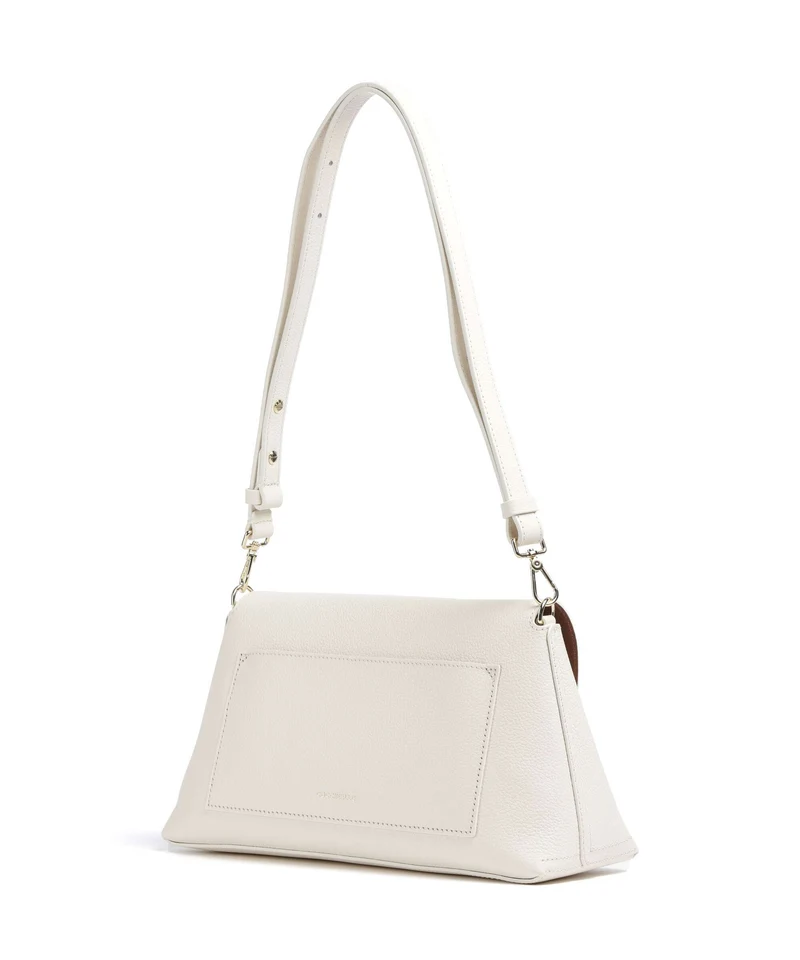 Coccinelle Nikla Sac porté épaule pearl/cognac