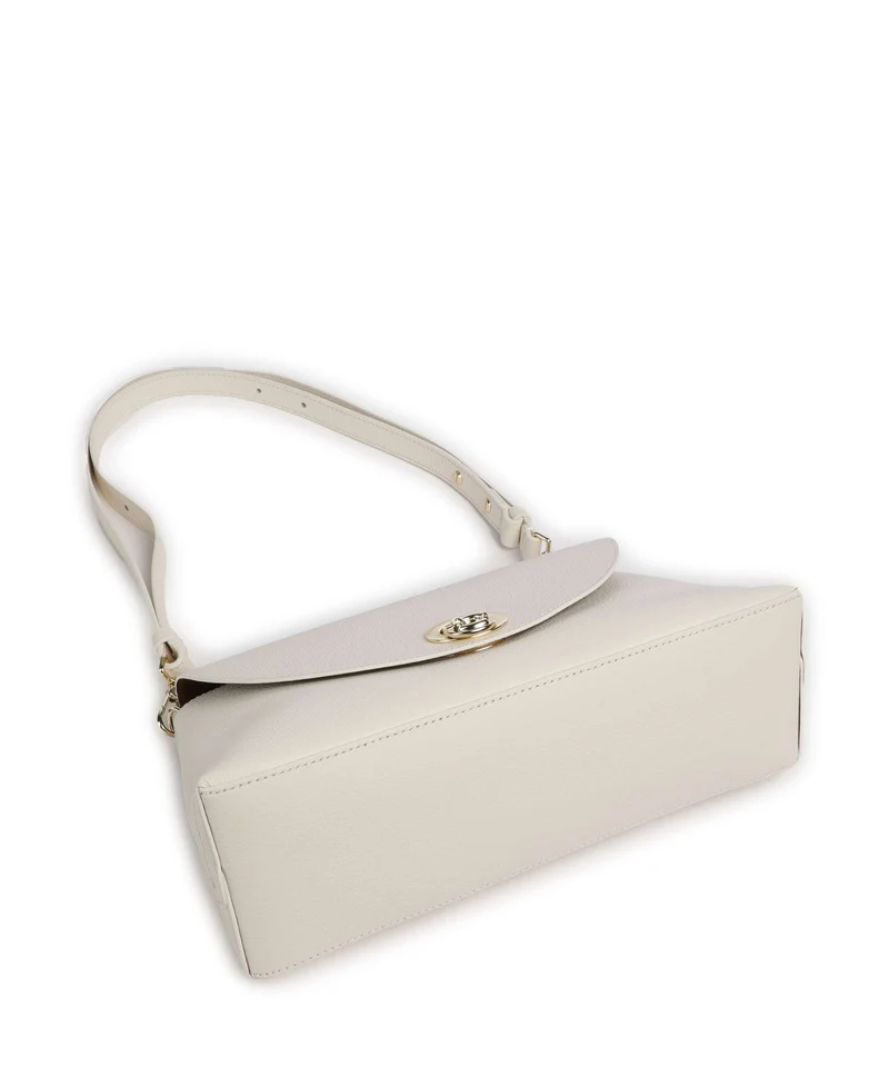 Coccinelle Nikla Sac porté épaule pearl/cognac