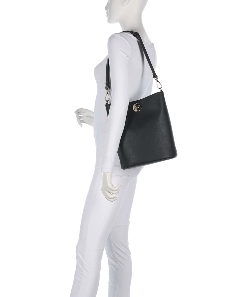 Coccinelle Nikla Sac seau noir/cognac