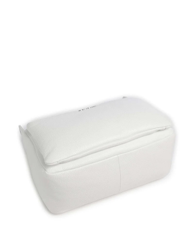 Mandarina Duck Mellow Leather Sac porté épaule blanc