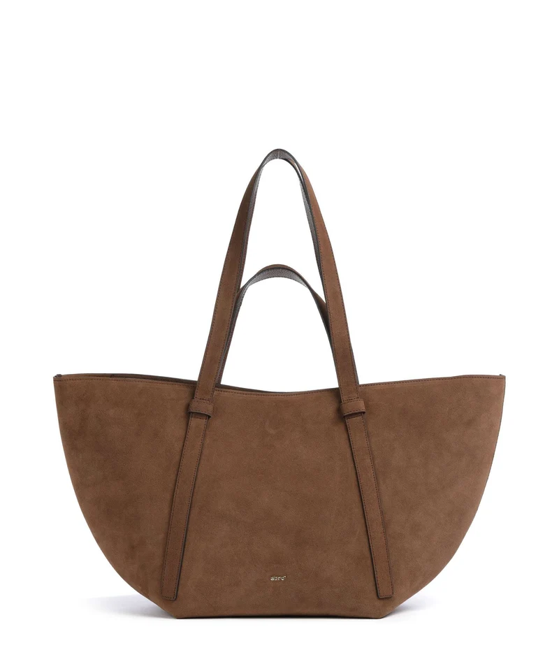 Abro Suede Cosmo Large Cabas wood