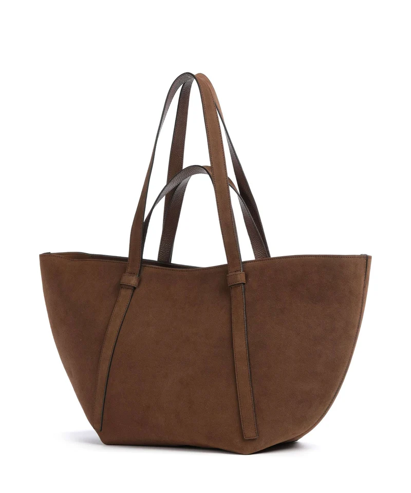 Abro Suede Cosmo Large Cabas wood