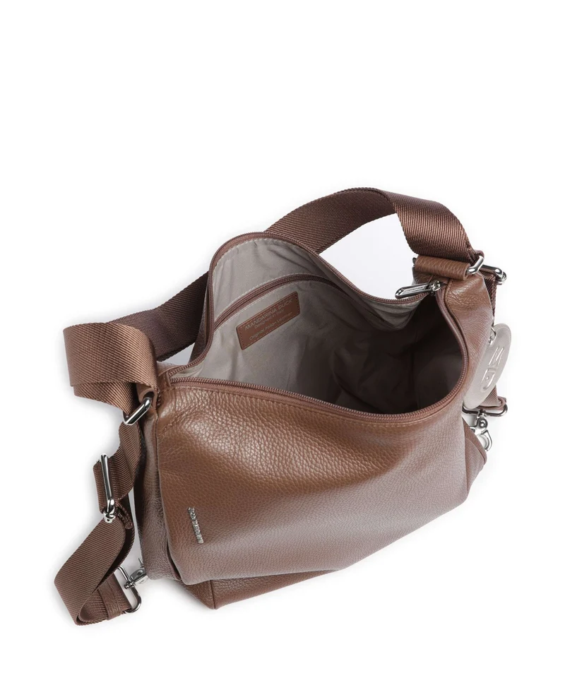 Mandarina Duck Mellow Leather Sac à main porté dos milk chocolate