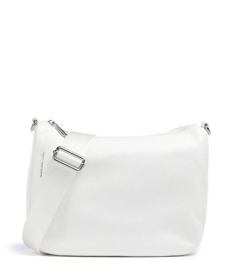 Mandarina Duck Mellow Leather Sac bandoulière blanc