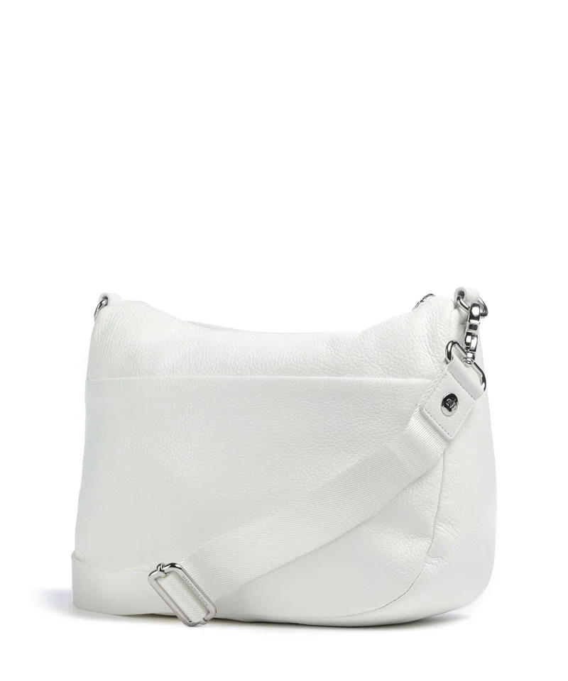 Mandarina Duck Mellow Leather Sac bandoulière blanc