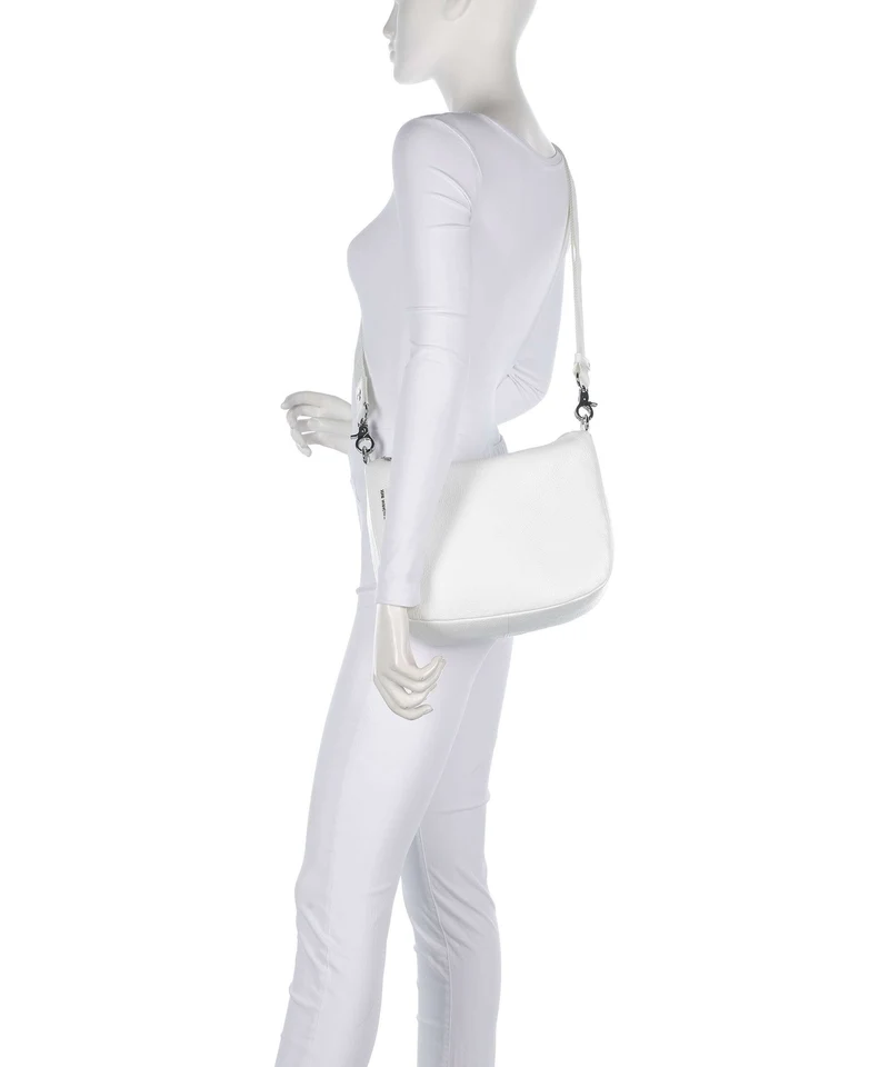 Mandarina Duck Mellow Leather Sac bandoulière blanc