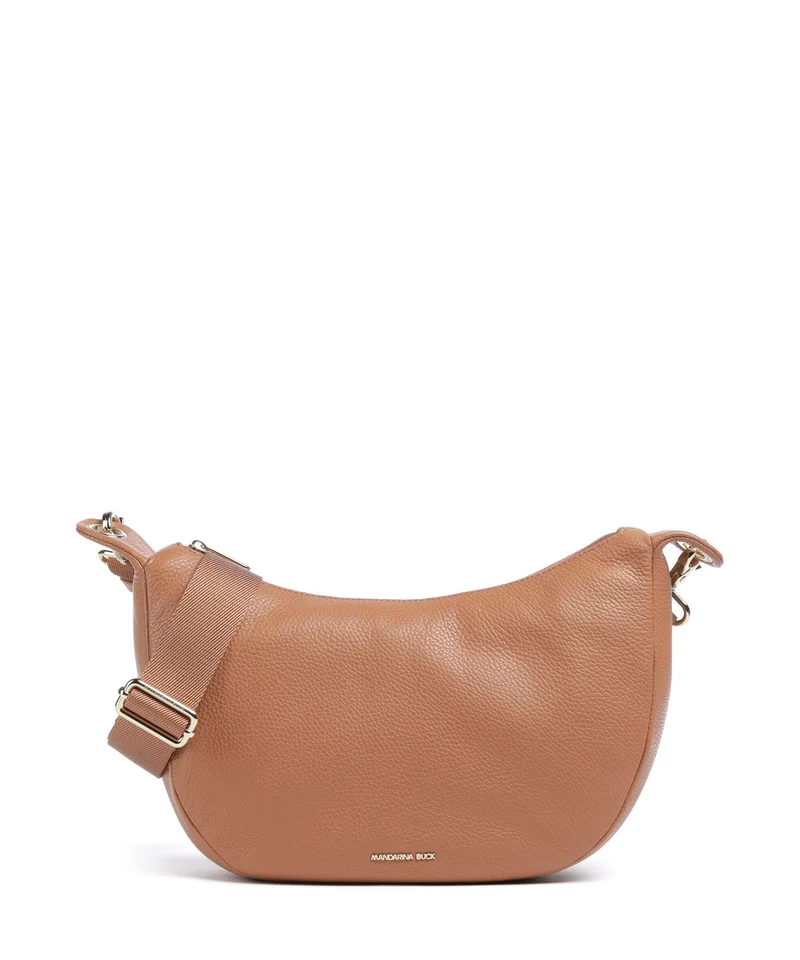Mandarina Duck Mellow Leather Sac porté épaule pecan nut