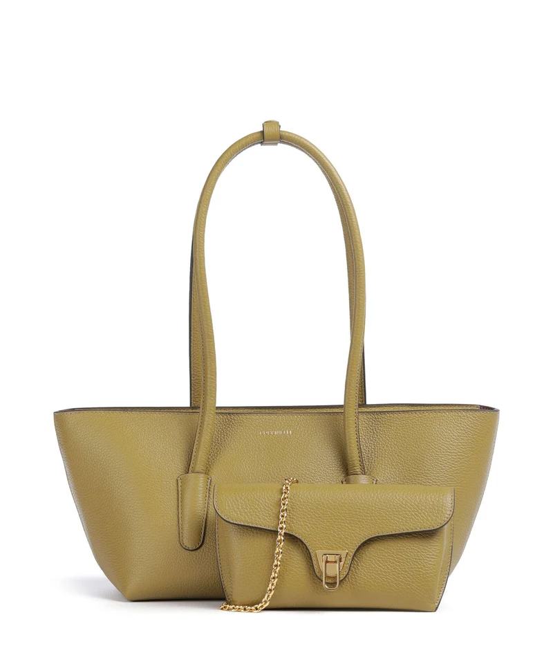 Coccinelle Beat Double Sac porté épaule seagrass