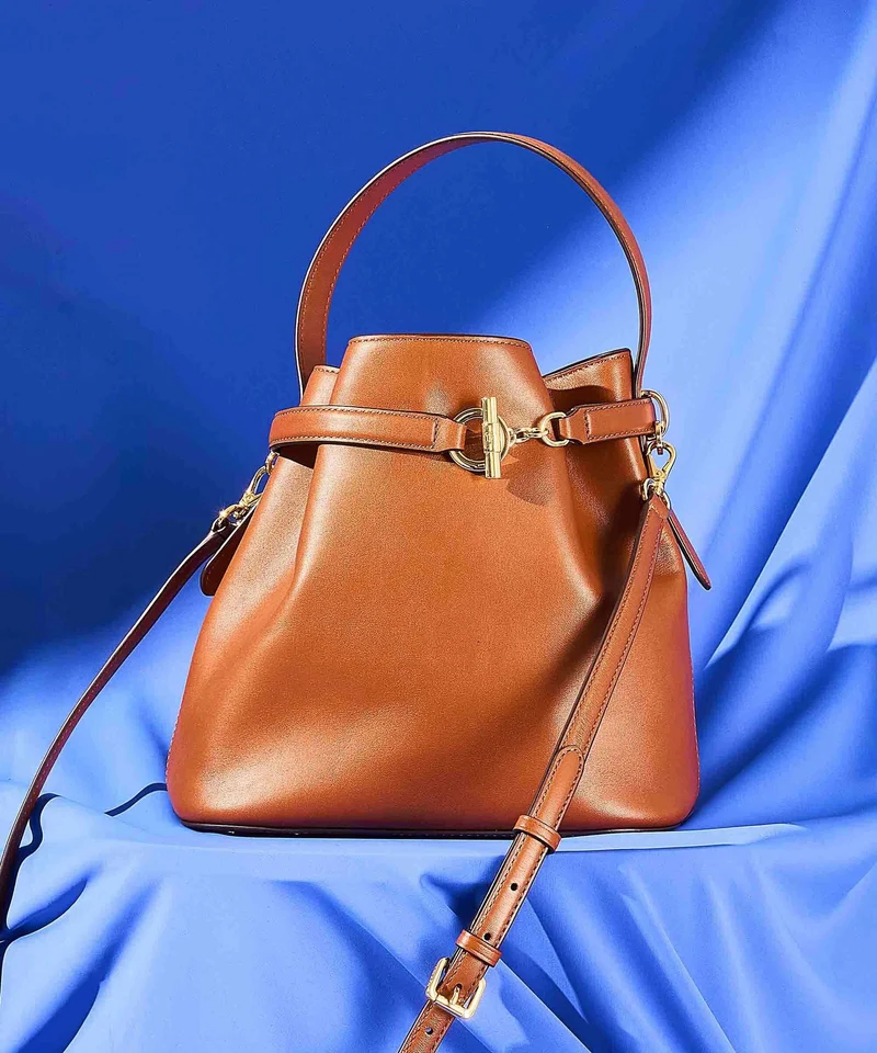 Lauren Ralph Lauren Blaike Medium Sac seau lauren tan