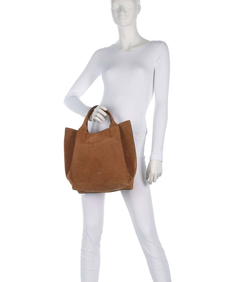 Abro Suede Essential Medium Sac à main cuoio