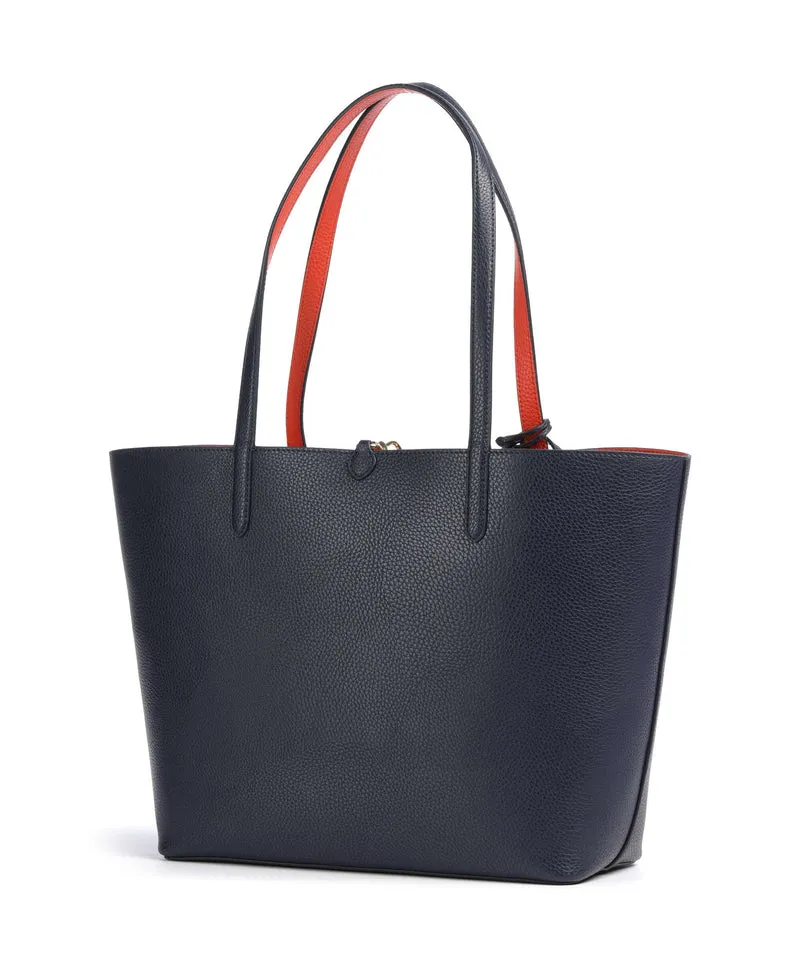 Lauren Ralph Lauren Medium Cabas refined navy/dusk orange