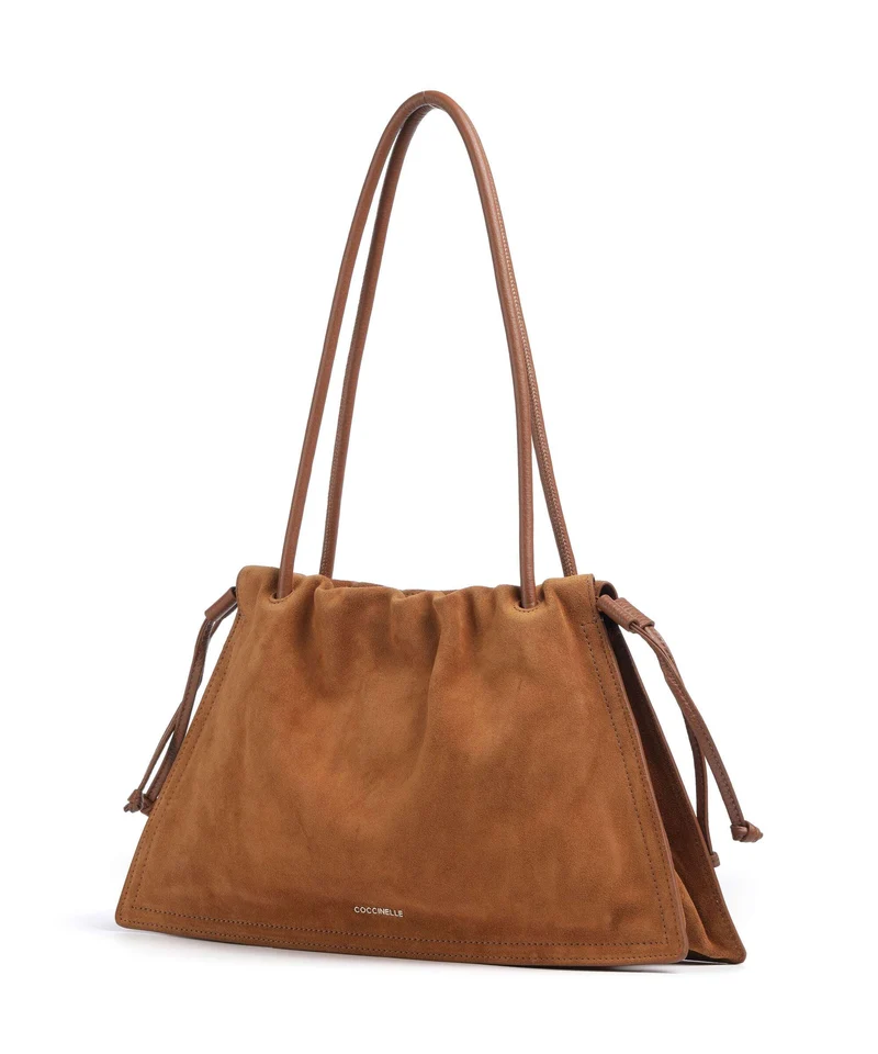 Coccinelle Dulse Sac seau cognac
