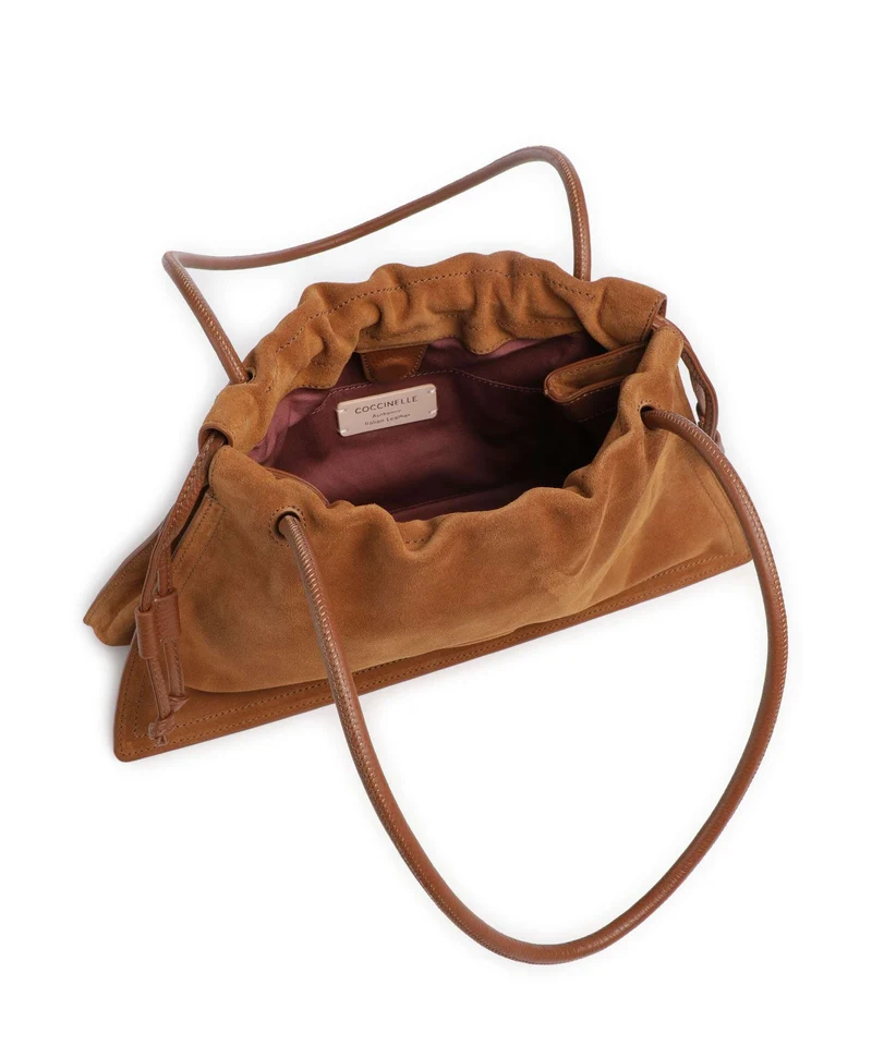 Coccinelle Dulse Sac seau cognac