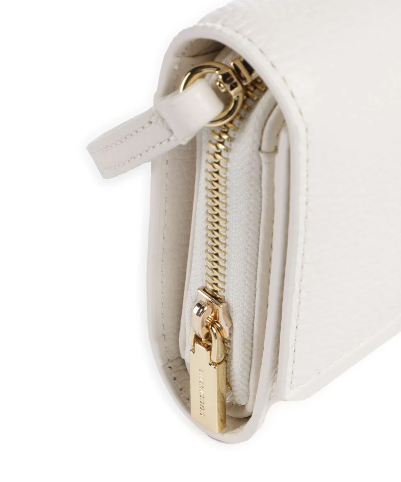 Coccinelle Metallic Soft Portefeuille pearl