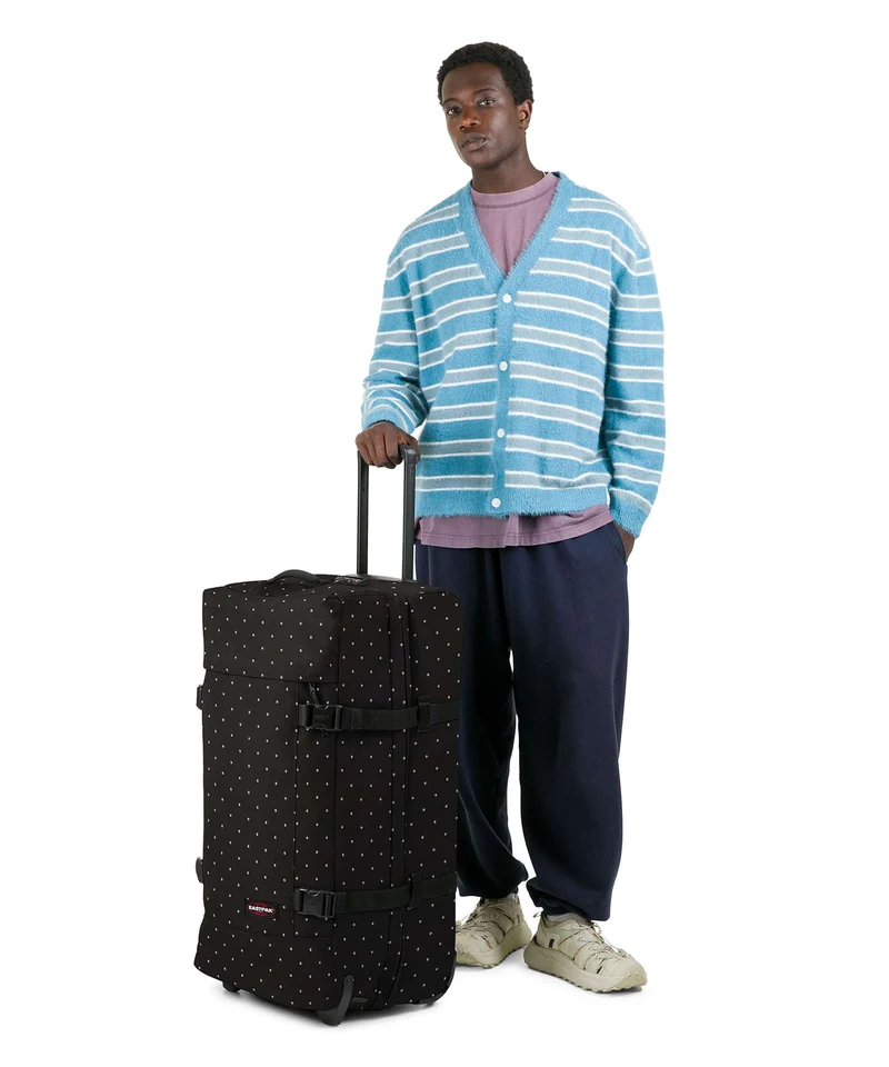 Eastpak Tranverz L Sac de voyage à roulettes dots black/silver